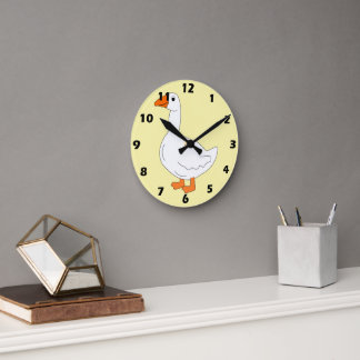 Reloj Redondo Mediano Diseño de ganso