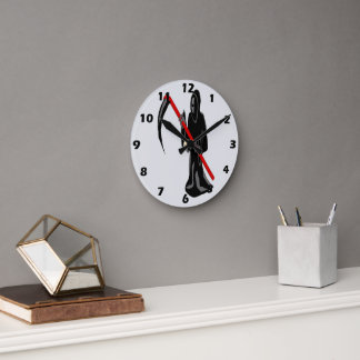 Reloj Redondo Mediano Diseño de la Parca