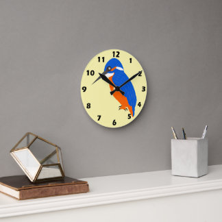 Reloj Redondo Mediano Diseño de Martín Pescador