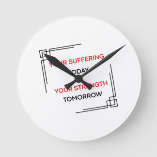 Reloj Redondo Mediano Diseño de Orientación Motivacional