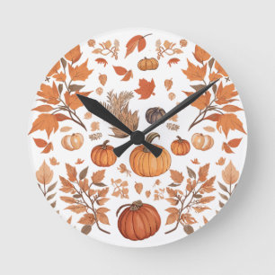 Reloj Redondo Mediano Diseño de patrones de caída