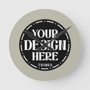 Reloj Redondo Mediano Diseño de regalo personalizado de agradecimiento a