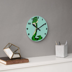 Reloj Redondo Mediano Diseño de serpiente
