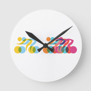 Reloj Redondo Mediano Diseño fresco y único para ciclistas