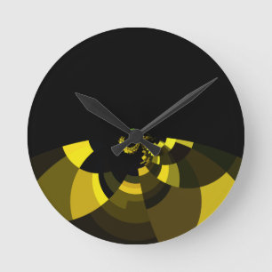 Reloj Redondo Mediano Diseño gráfico gráfico de imágenes con chorro negr