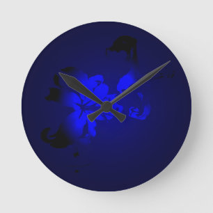Reloj Redondo Mediano Diseño irlandés - Colección de flores