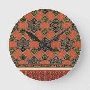 Reloj Redondo Mediano Diseños decorativos árabes, del 'arte árabe seg