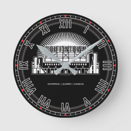 Reloj Redondo Mediano Distrito histórico de Griffintown