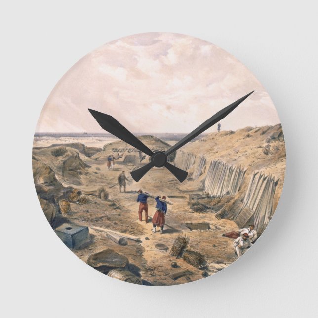 Reloj Redondo Mediano Ditch of the Bastion du Mat, plate from 'The Seat (Anverso)