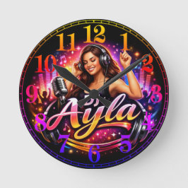RELOJ REDONDO MEDIANO DJ AYLA 2