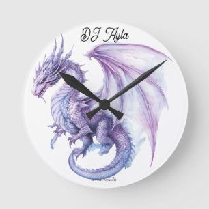 Reloj Redondo Mediano DJ Ayla dragon