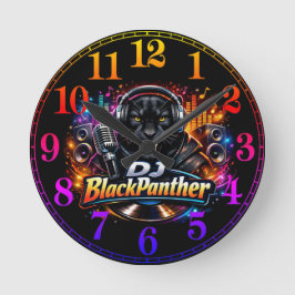 RELOJ REDONDO MEDIANO DJ BLACKPANTHER 2