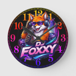 RELOJ REDONDO MEDIANO DJ FOXXY 2