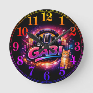 RELOJ REDONDO MEDIANO DJ GABI 2