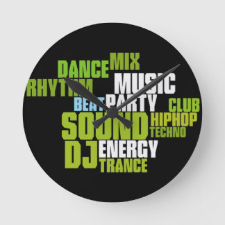 Reloj Redondo Mediano DJ/MUSIC Wall Clock