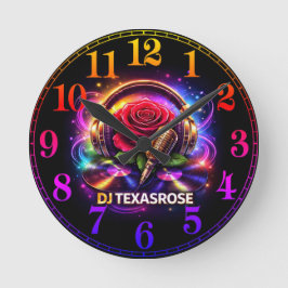 RELOJ REDONDO MEDIANO DJ TEXASROSE 2