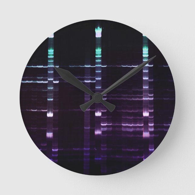 Reloj Redondo Mediano DNA Sequencing Gel 2 (Anverso)