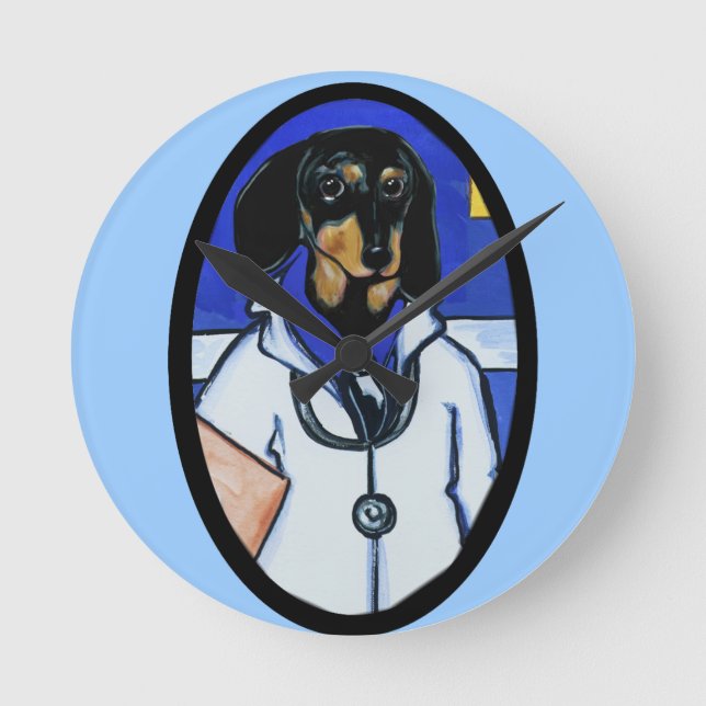 RELOJ REDONDO MEDIANO DOCTOR DOXIE   (Anverso)