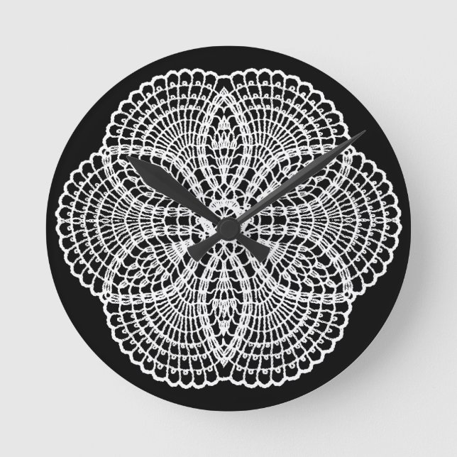 Reloj Redondo Mediano Doily Art (Anverso)
