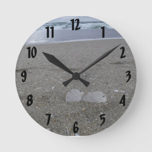 Reloj Redondo Mediano Dólares de arena de la playa
