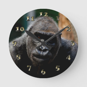 Reloj Redondo Mediano Dominante Primate Gorilla Ape