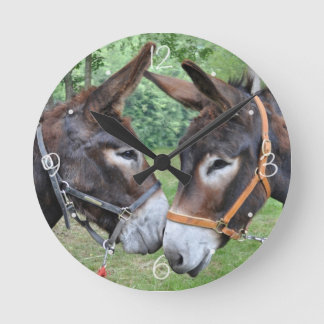 Reloj Redondo Mediano Donkey friends