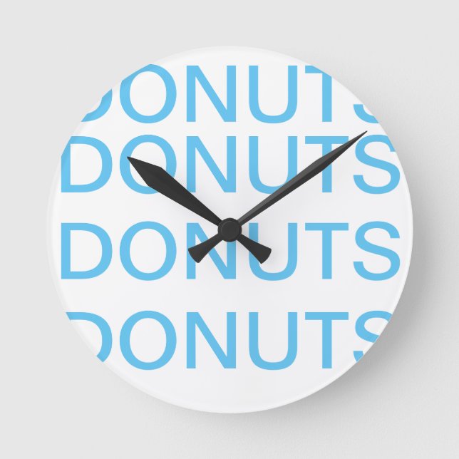 Reloj Redondo Mediano donuts  (Anverso)