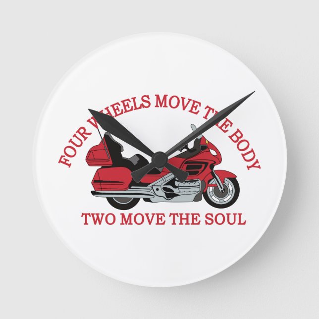 Reloj Redondo Mediano Dos ruedas (Anverso)