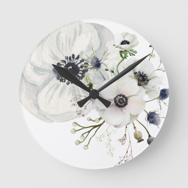 Reloj Redondo Mediano Dove Gray Phantasy (Anverso)