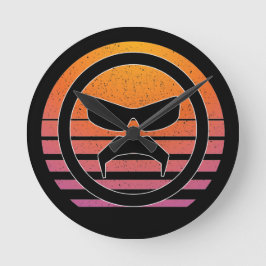 Reloj Redondo Mediano Dr. Olvidar la Violencia Velocidad Momentum T-Shir