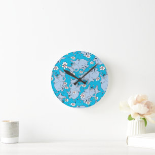 Reloj Redondo Mediano Dr. Seuss Horton escucha a Quién