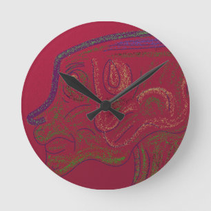 Reloj Redondo Mediano Dragón 