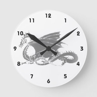 Reloj Redondo Mediano Dragon Art