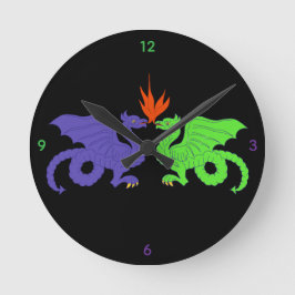 Reloj Redondo Mediano Dragon Clock
