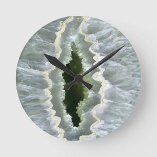 Reloj Redondo Mediano Dragon Eye Agate Druzy