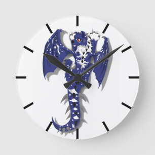 Reloj Redondo Mediano Dragón monstruo