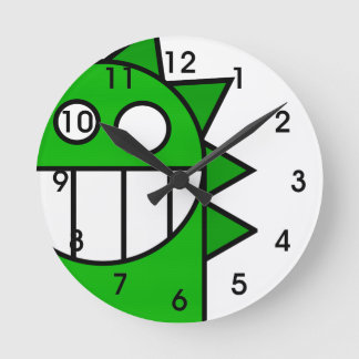 Reloj Redondo Mediano Dragón Peek-A-Boo