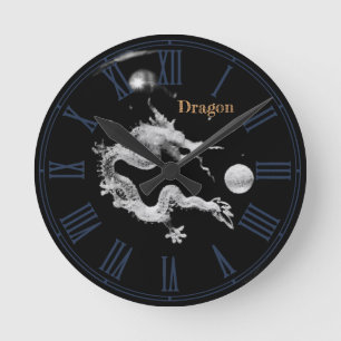 Reloj Redondo Mediano Dragones y el Dragón de Cristal Lore/Nacimiento d