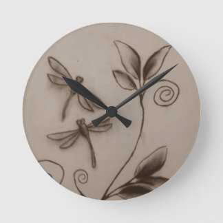 Reloj Redondo Mediano Dragonflies.jpg