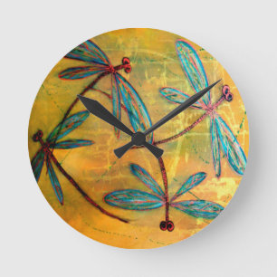 Reloj Redondo Mediano Dragonfly Haze