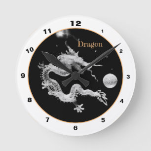 Reloj Redondo Mediano Dragons & Crystal Dragon Lore /Birth of the Dragon
