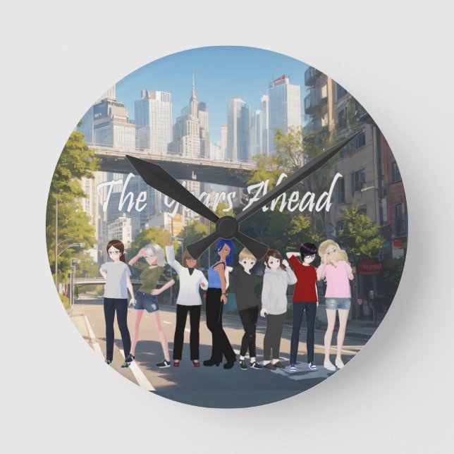 Reloj Redondo Mediano DreamsIntoRealityComics Los años venideros: El art (Anverso)