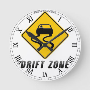 Reloj Redondo Mediano Drift Zone sign