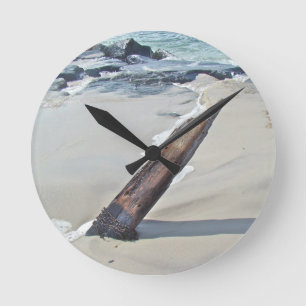 Reloj Redondo Mediano Driftwood Unchained