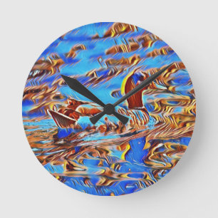Reloj Redondo Mediano Duck O'Clock