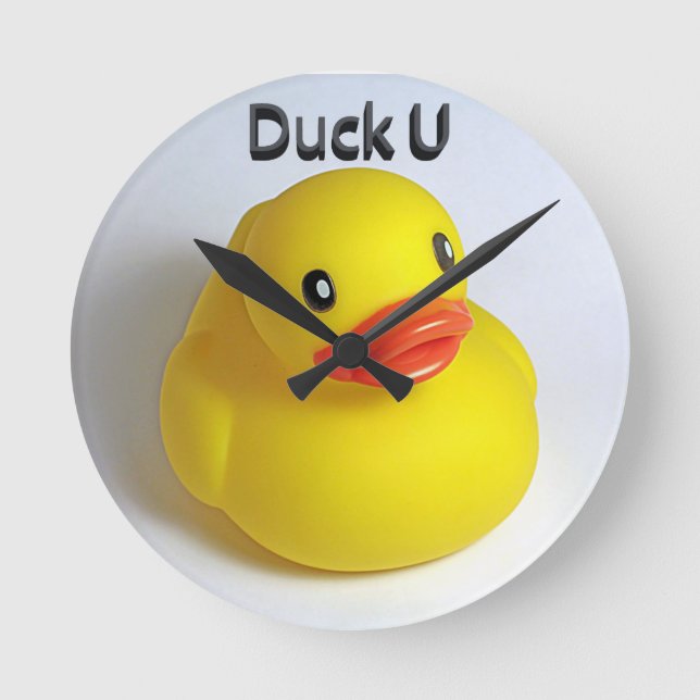 Reloj Redondo Mediano Duck U (Anverso)