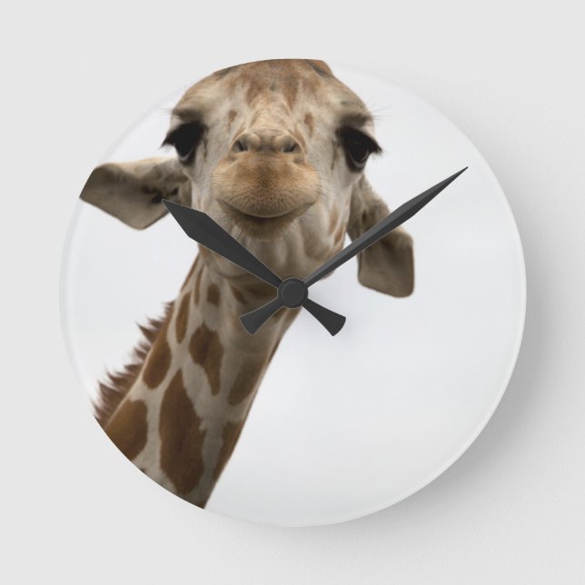 Reloj Redondo Mediano Dulce Giraffe (Anverso)