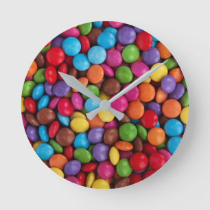 Reloj Redondo Mediano Dulces caramelos