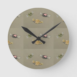 Reloj Redondo Mediano Dulces y dulces