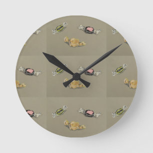 Reloj Redondo Mediano Dulces y dulces